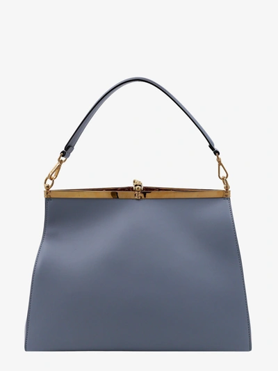 Shop Etro Woman Vela Woman Blue Shoulder Bags