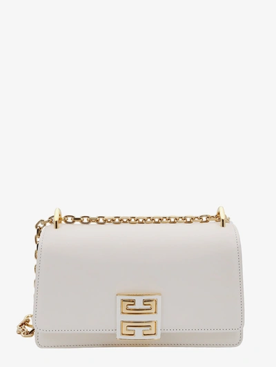 Shop Givenchy Woman 4g Woman White Shoulder Bags