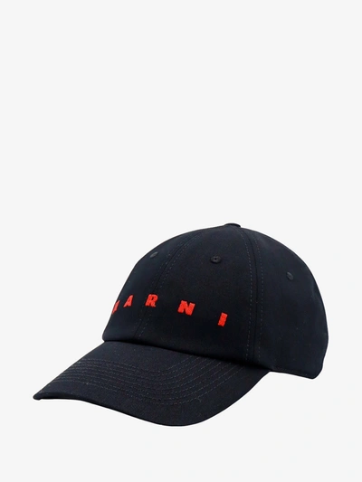 Shop Marni Man Hat Man Black Hats