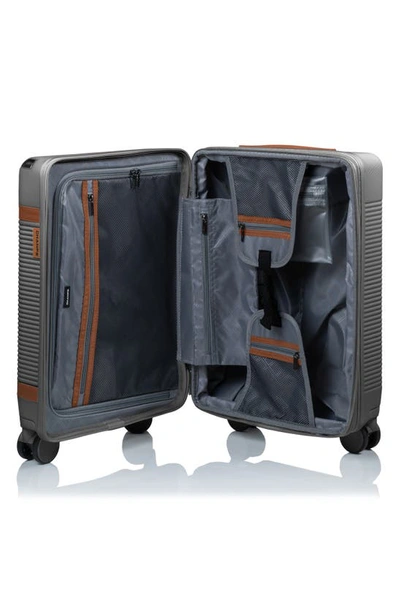 Champs Vintage-like Iii Hardside Spinner Luggage Set, 3 Piece In Grey
