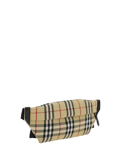 Shop Burberry Clutches In Archive Beige