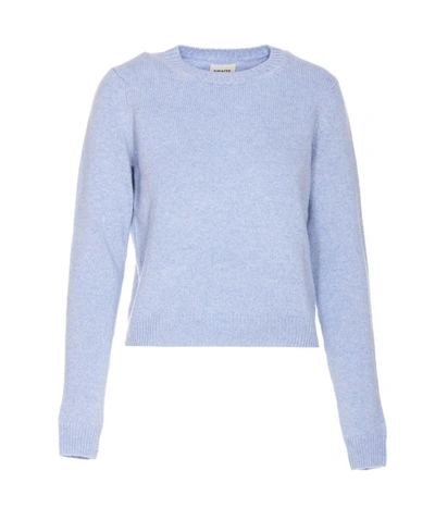 Shop Khaite Sweaters In Blue