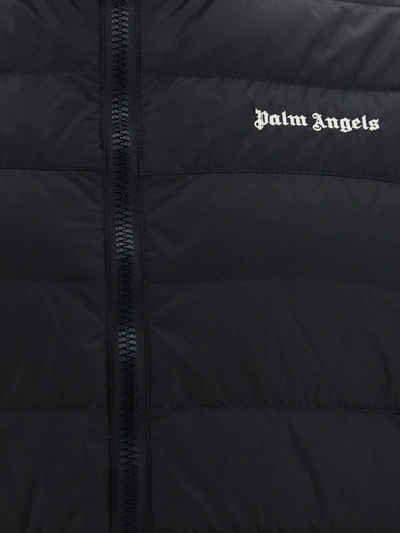 Shop Palm Angels Jackets In Black Off White