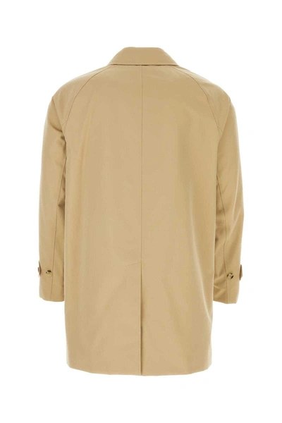 Shop Burberry Trench In Beige O Tan