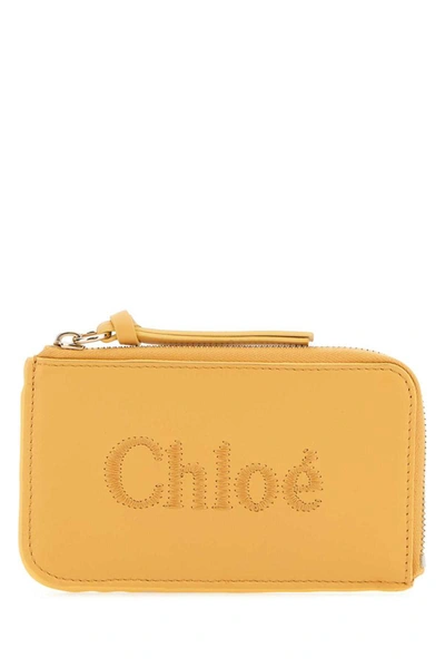 Shop Chloé Chloe Wallets In Yellow