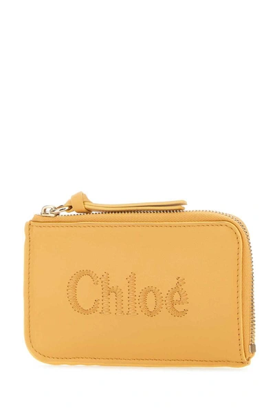 Shop Chloé Chloe Wallets In Yellow