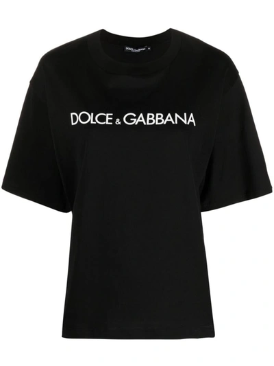 Shop Dolce & Gabbana T-shirts And Polos In Black