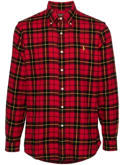 Shop Polo Ralph Lauren Shirts In Red