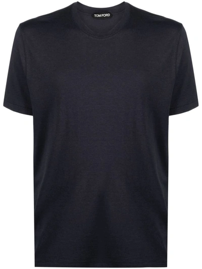 Shop Tom Ford T-shirts And Polos In Blue