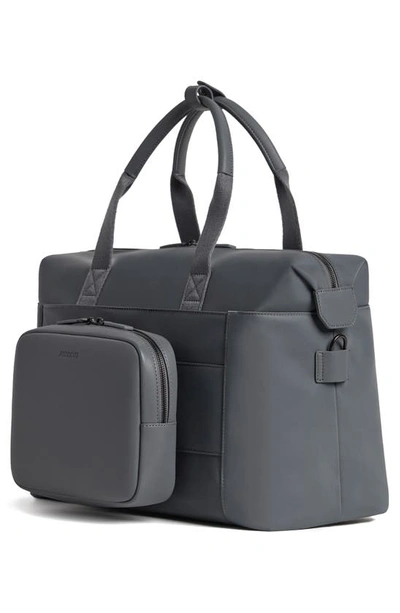 Shop Monos Metro Water Repellent Duffle Bag & Pouch In Dover Grey