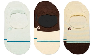 Shop Stance Assorted 3-pack Absolute No-show Socks In Seablue