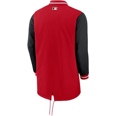 Shop Nike Red Cincinnati Reds Dugout Performance Full-zip Jacket