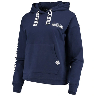 Shop Dkny Sport College Navy Seattle Seahawks Staci Pullover Hoodie