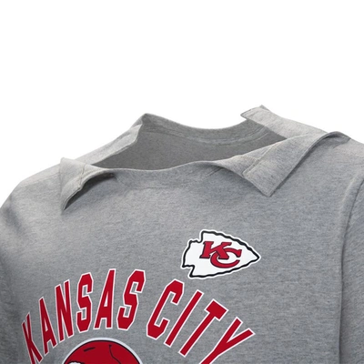 Shop Nfl Gray Kansas City Chiefs Tackle Adaptive T-shirt