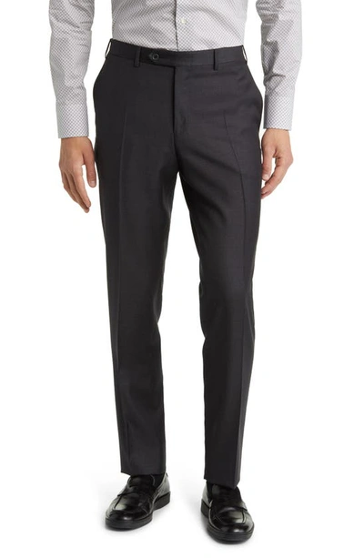 Canali Kei Trim Fit Plaid Wool Suit In Charcoal