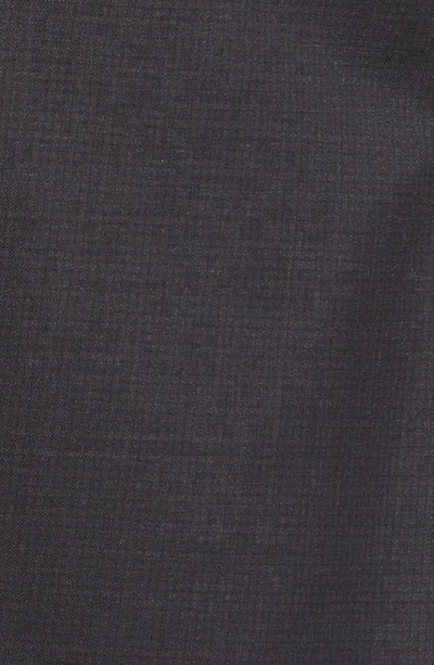 Canali Kei Trim Fit Plaid Wool Suit In Charcoal