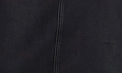 Topshop Denim Midi Skirt In Navy