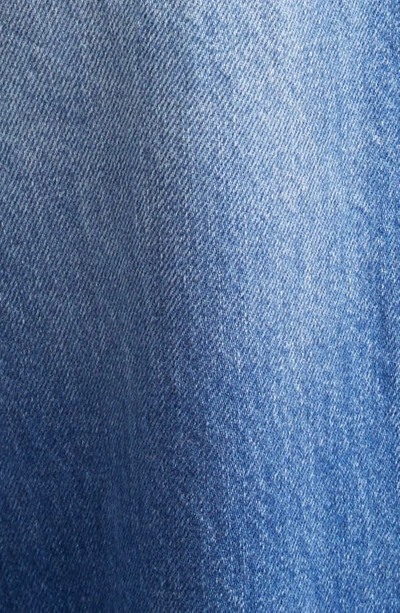 Shop Stella Mccartney Crystal Flower Cutout Nonstretch Crop Straight Leg Jeans In Mid Blue