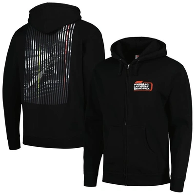 Shop Insomniac Unisex Black Formula 1 Las Vegas Grand Prix Sliced Hooded Full-zip Sweatshirt