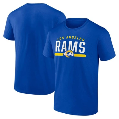 Shop Fanatics Branded Royal Los Angeles Rams Big & Tall Arc And Pill T-shirt