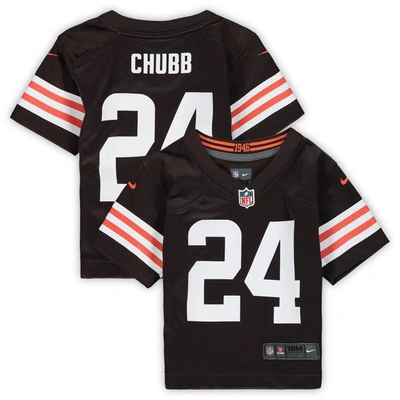 Shop Nike Infant  Nick Chubb Brown Cleveland Browns Game Jersey
