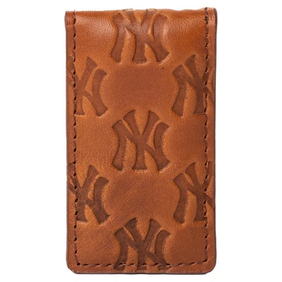 Shop Lusso Brown New York Yankees Sammy Magnetic Money Clip