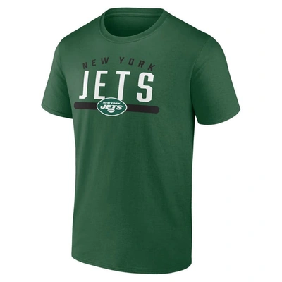 Shop Fanatics Branded Green New York Jets Big & Tall Arc And Pill T-shirt