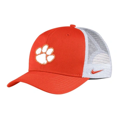 Shop Nike Orange Clemson Tigers Classic99 Trucker Adjustable Hat