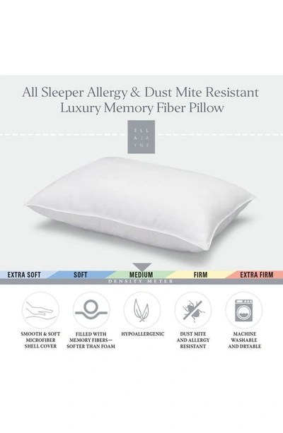 Shop Ella Jayne Home All Sleeper Allergy & Dust Mite Resistant Luxury Memory Fiber Pillow In White