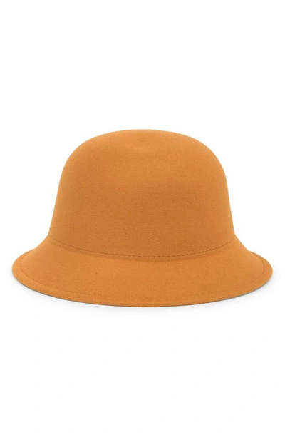 Shop Nordstrom Rack Classic Cloche Hat In Rust Pecan