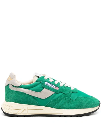 Shop Autry Sneakers In Green