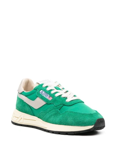 Shop Autry Sneakers In Green