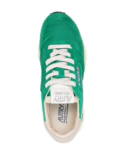 Shop Autry Sneakers In Green