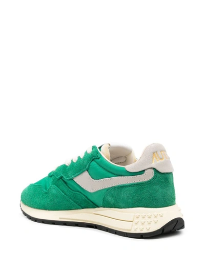 Shop Autry Sneakers In Green