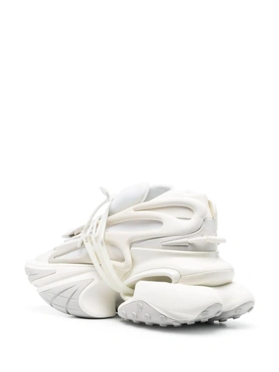 Shop Balmain Sneakers In White