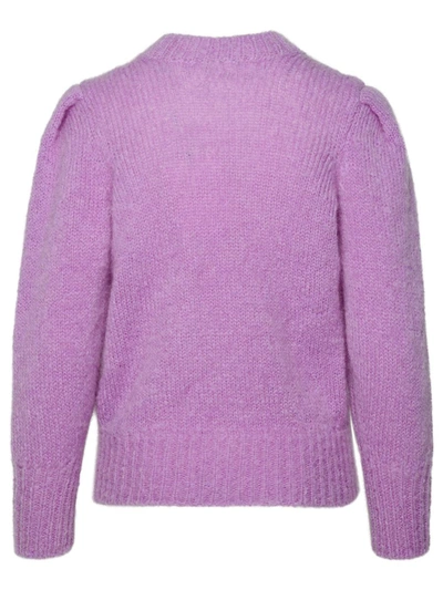 Shop Isabel Marant 'emma' Lilac Mohair Blend Sweater In Lilla