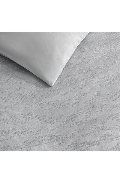 Shop Vera Wang Illusion Bedding Set In Silver Grey