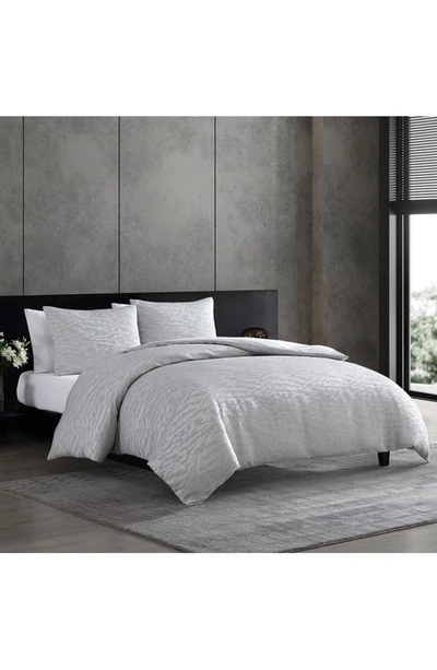 Shop Vera Wang Illusion Bedding Set In Silver Grey