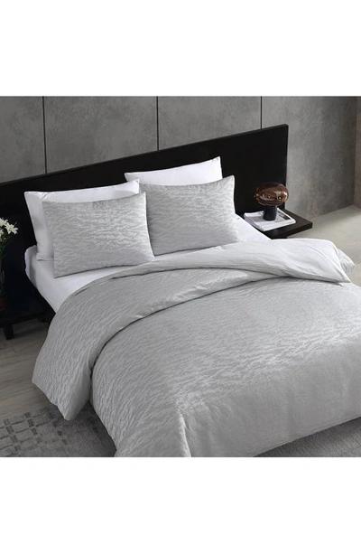 Shop Vera Wang Illusion Bedding Set In Silver Grey