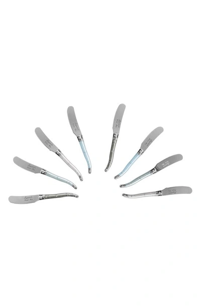 French Home Laguiole 8-piece Cheese Flatware Set In Pearlized Multicolor