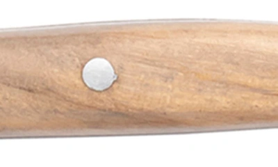 French Home Laguiole Cheese Board & Tools Set In Wood/ Brown