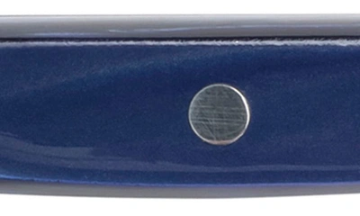 Shop French Home Au Nain Prince Gastronome 4-piece Steak Knife Set In Royal Blue