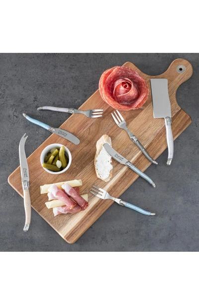 French Home Laguiole 11-piece Cheese Flatware Set In Pearlized Multicolor