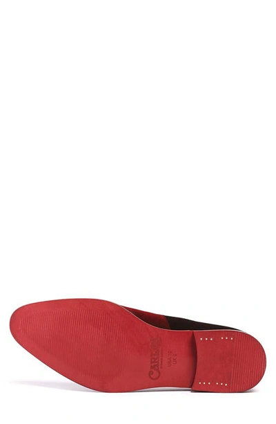 Shop Carlos Santana Prince Velvet Loafer In Red