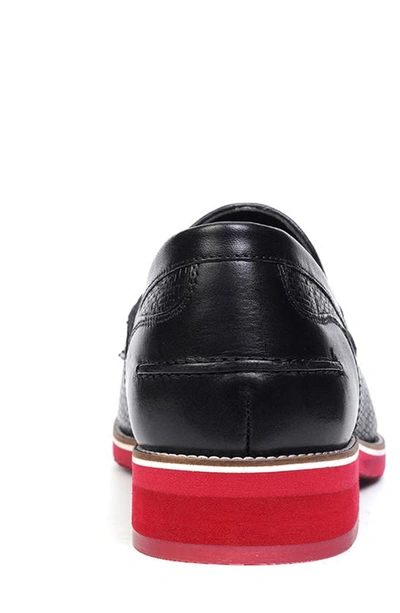 Shop Carlos Santana Garcia Tassel Loafer In Black