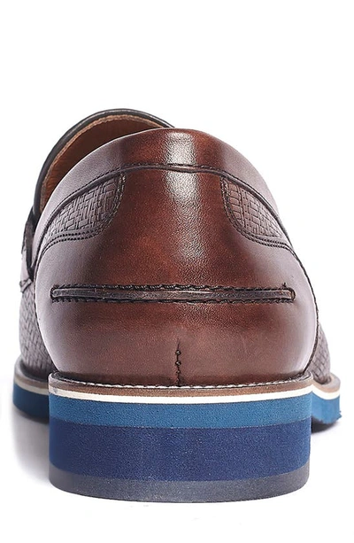 Shop Carlos Santana Garcia Tassel Loafer In Brown