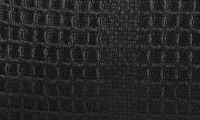 Kenneth Cole Essentials Waffle Throw Blanket In Black