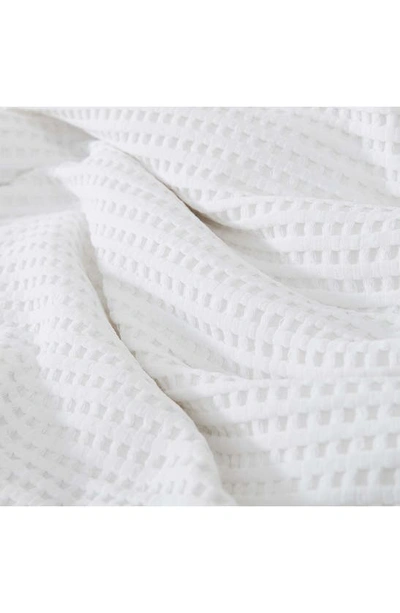 Shop Kenneth Cole Waffle Comforter & Sham Set In White