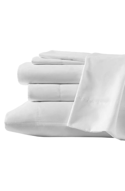 Shop Kenneth Cole Solid Recycled Polyester Sheet Set In White