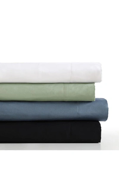 Kenneth Cole Solid Recycled Polyester Sheet Set In Black